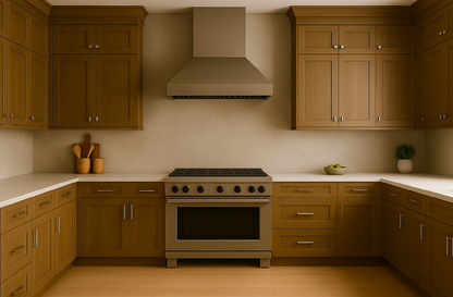 Shaker Light Wood Grain Cabinet