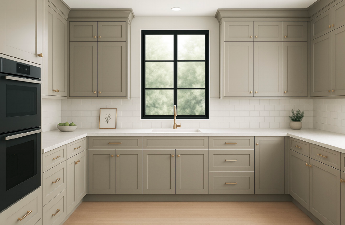 Shaker Dark Beige Cabinet
