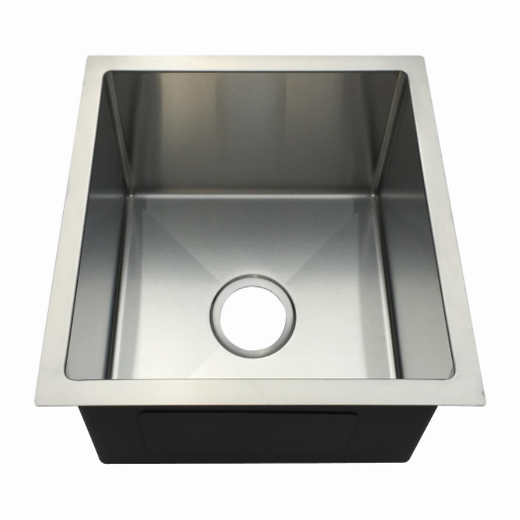 A+ (15"X17"X9") Single Bowl Kitchen Sink
